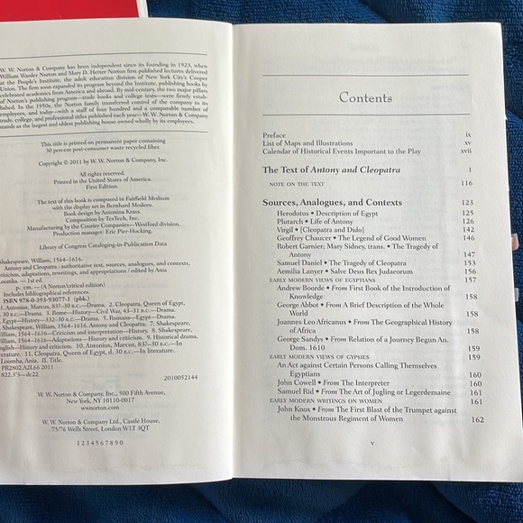 Norton Anthology Edition: Taming of the Shrew, Antony & Cleopatra, Merchant of V - Picture 4 of 4